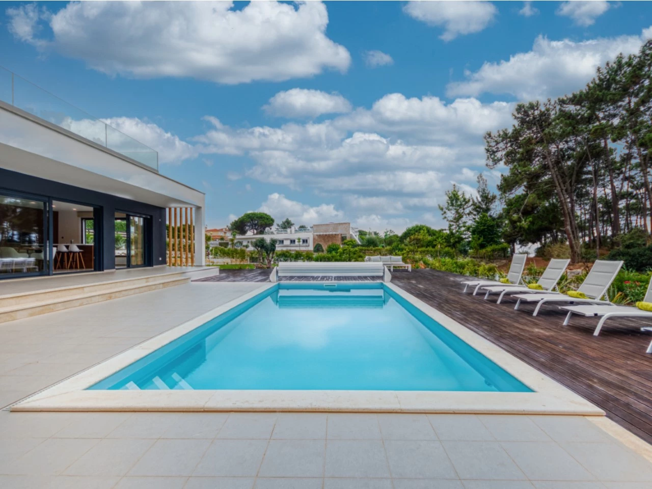 piscina4 MORADIA NO NADADOURO – LAGOA DE ÓBIDOS – CALDAS DA RAINHA