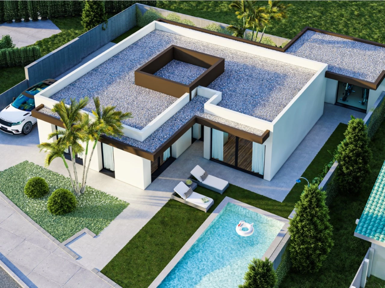 Óbidos_vista_superior MORADIA T3 EM CONSTRUÇÃO NA VILA DE ÓBIDOS COM PISCINA