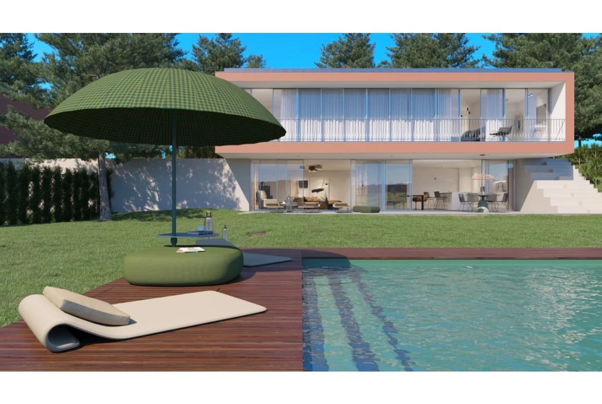 MORADIA ISOLADA COM 4 QUARTOS, JARDIM E PISCINA NO BOM SUCESSO RESORT, A 7 MINUTOS DA LAGOA DE ÓBIDOS E DAS PRAIAS DO OESTE