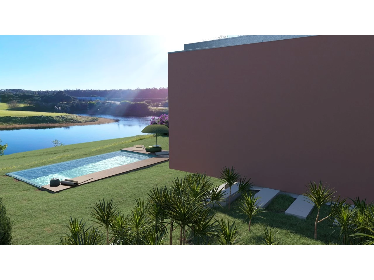 31 MORADIA ISOLADA COM 4 QUARTOS, JARDIM E PISCINA NO BOM SUCESSO RESORT, A 7 MINUTOS DA LAGOA DE ÓBIDOS E DAS PRAIAS DO OESTE