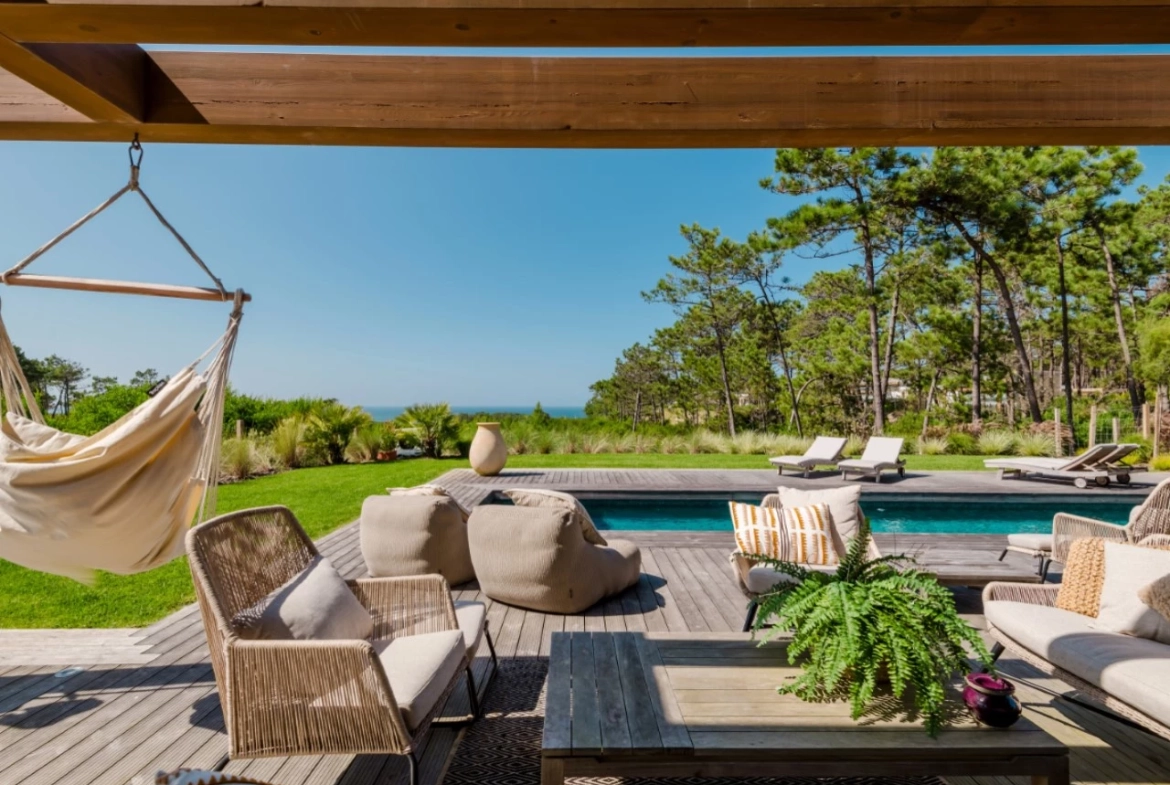 Moradia de luxo com vistas sobre o oceano Atlântico e a Lagoa de Óbidos em Golf Resort