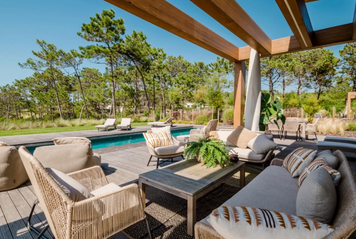 Moradia de luxo com vistas sobre o oceano Atlântico e a Lagoa de Óbidos em Golf Resort