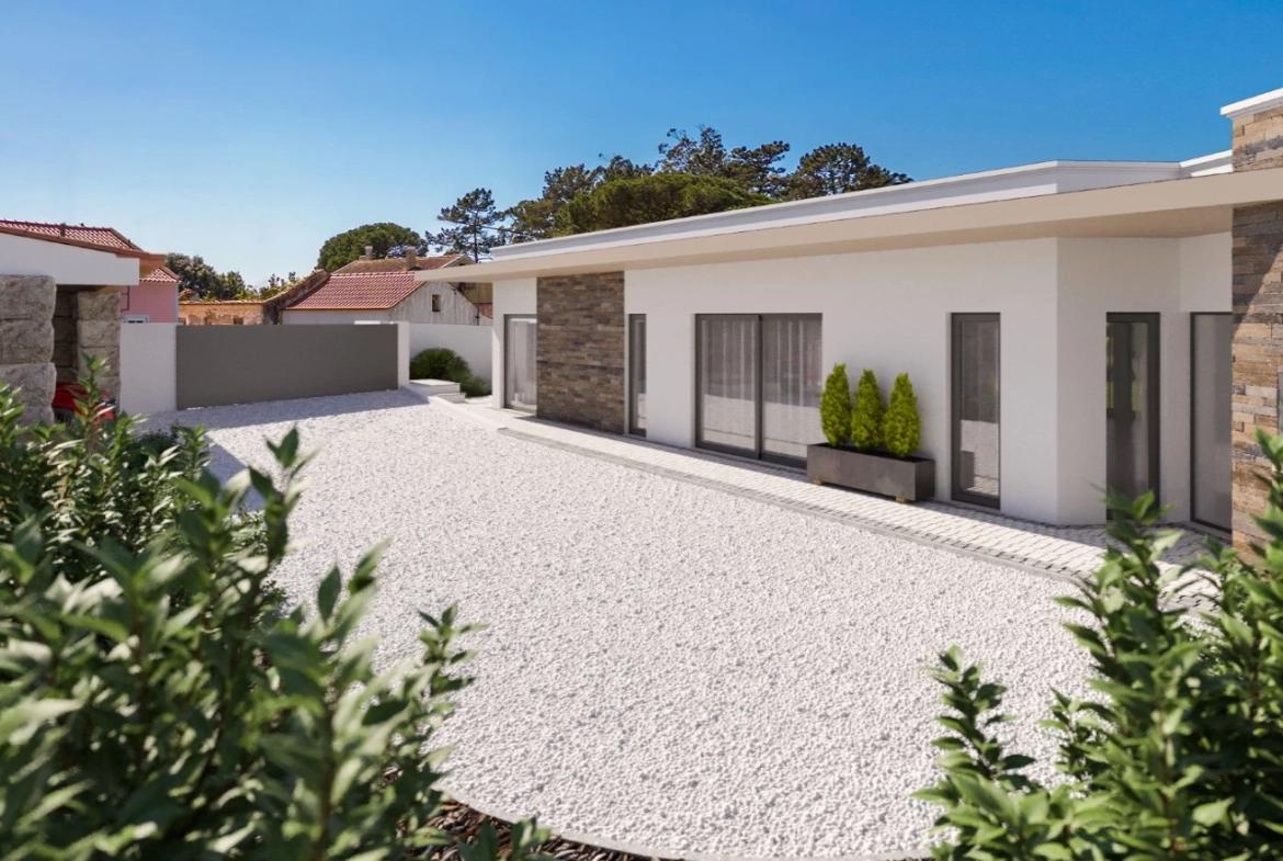 Moradia térrea de 4 Quartos com Jardim, Piscina e Garagem na Serra do Bouro, a 5 Km da praia de São Martinho do Porto