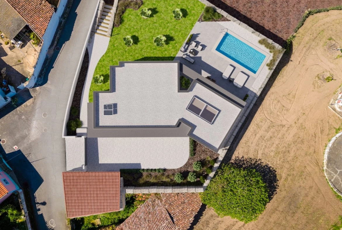 Moradia térrea de 4 Quartos com Jardim, Piscina e Garagem na Serra do Bouro, a 5 Km da praia de São Martinho do Porto