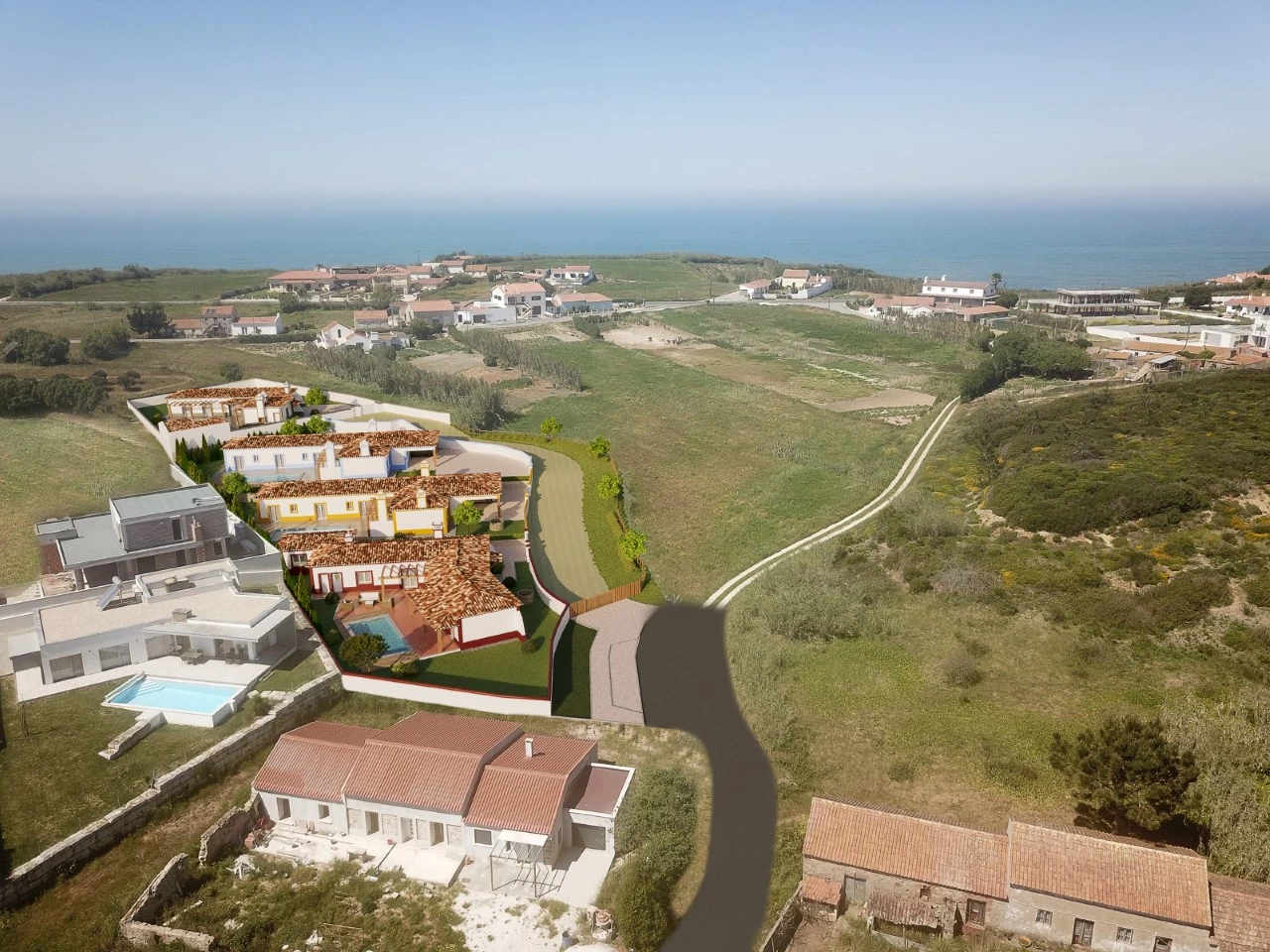 ID09d38501-0000-0500-0000-000014296600.jpg Moradias entre o mar e o campo com vistas desafogadas