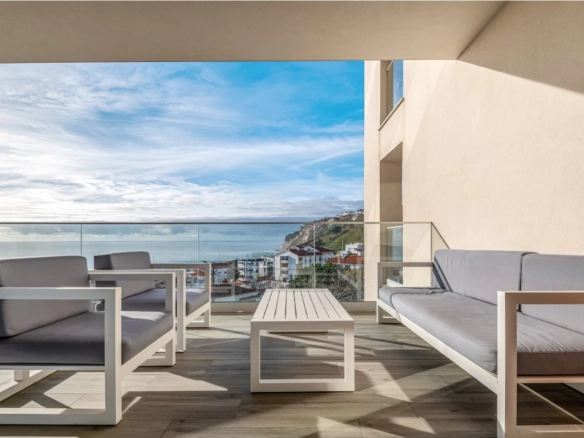 Apartamento moderno com vista mar deslumbrante