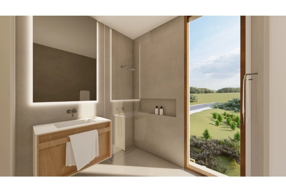 Moradia de luxo inserida num Golfe Resort junto à praia e com vista Mar