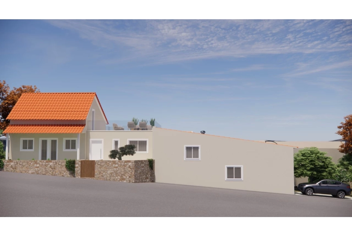 Moradia com vista desafogada para reconstrução