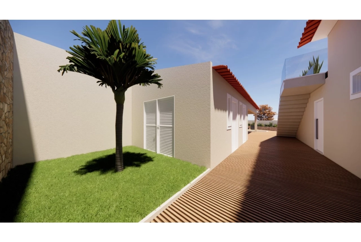 Moradia com vista desafogada para reconstrução