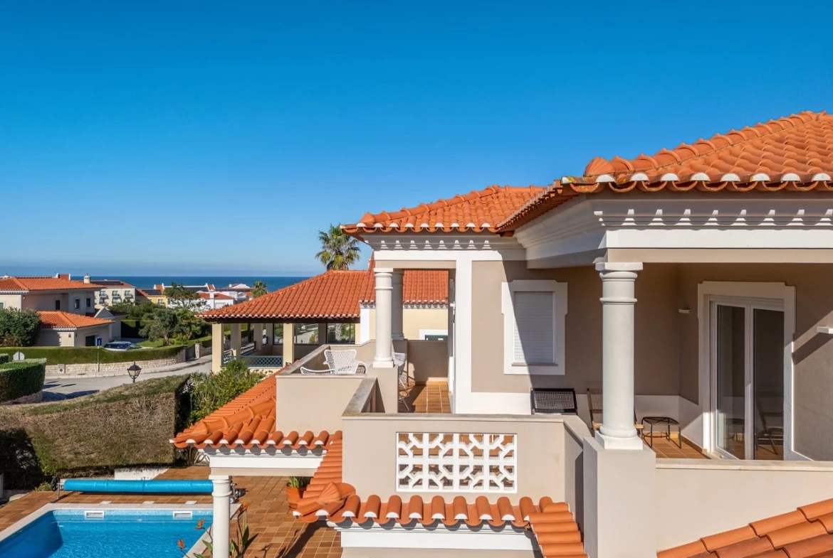 Moradia T3 com piscina, jardim, garagem e vista no Praia d’el Rey Beach & Golf Resort