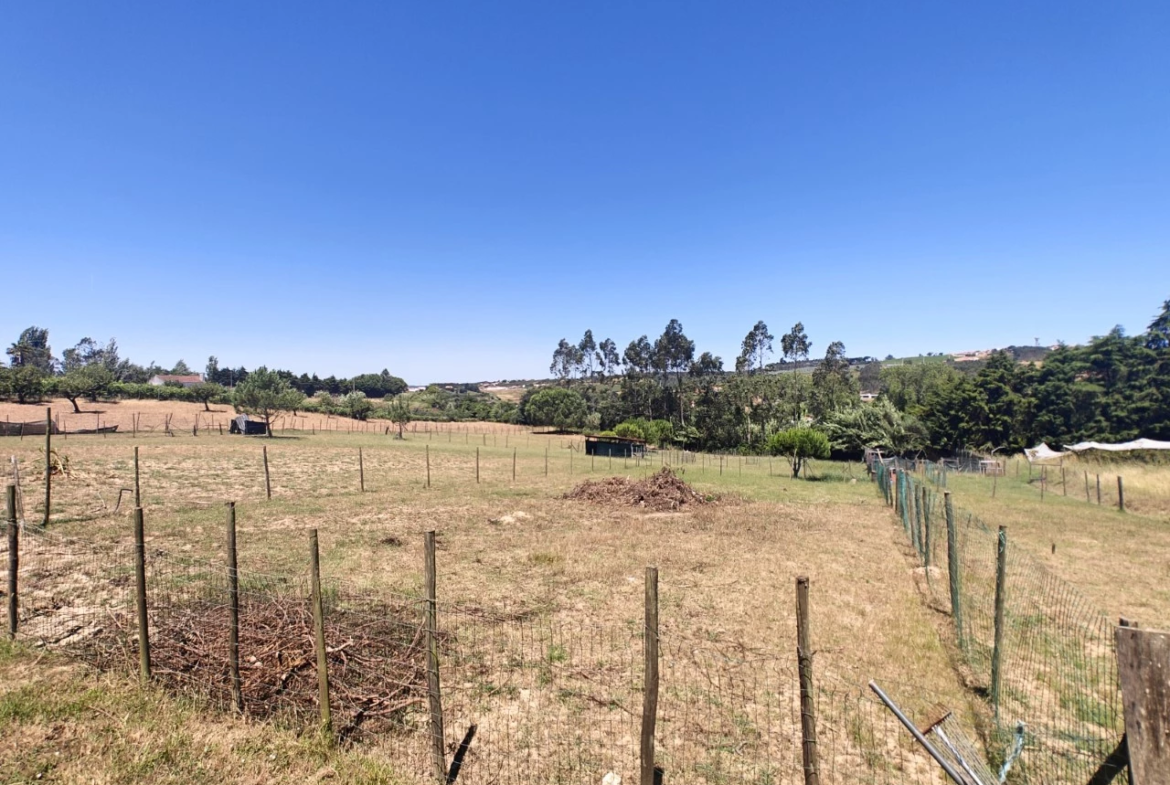 Moradia com piscina, grande área de terreno e vista para a Serra do Montejunto