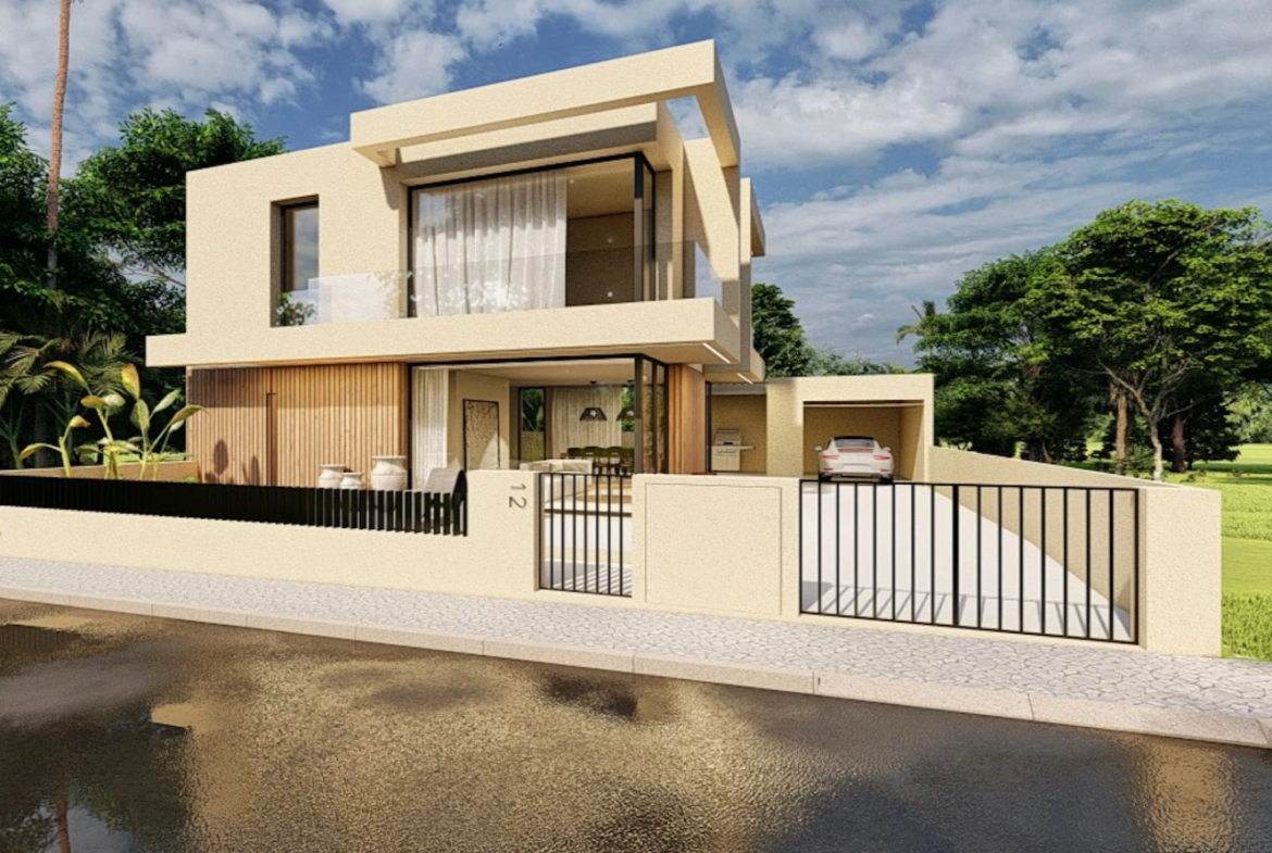 Moradia contemporânea com piscina e vista mar a 4 minutos da praia da Areia Branca