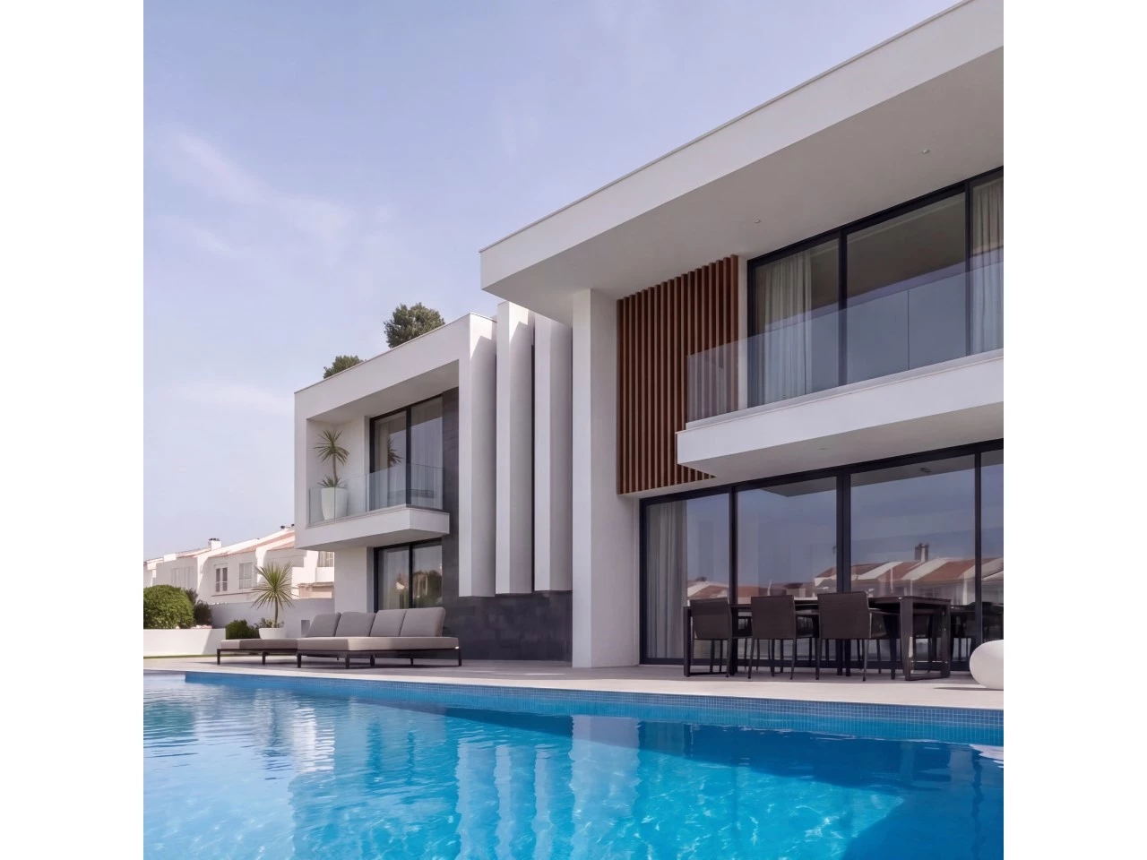 Moradia isolada com piscina apenas a 400 m da praia