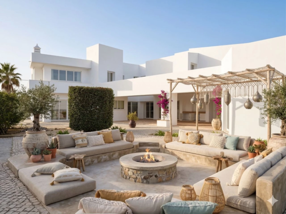 Moradia com 6 quartos, 5.200 m² de terreno e vista mar em Quarteira